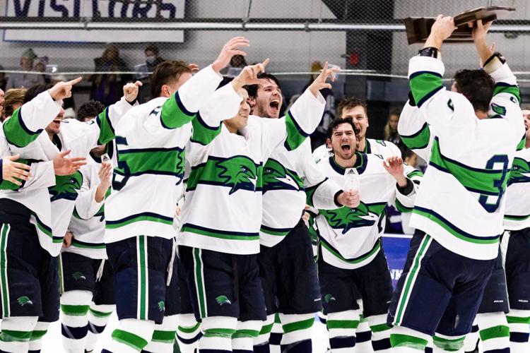 Endicott Men's Ice Hockey Wins CCC Championship Multimedia