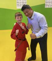 Richolson's discipline shines in training for black belt