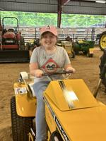 Girl's renovated tractor grabs local attention