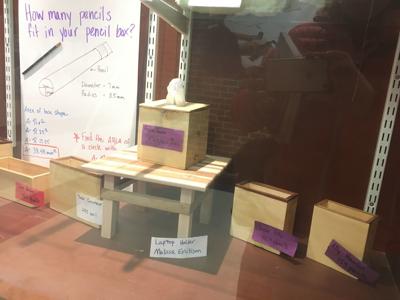 EMS students apply math, engineering to wooden structures