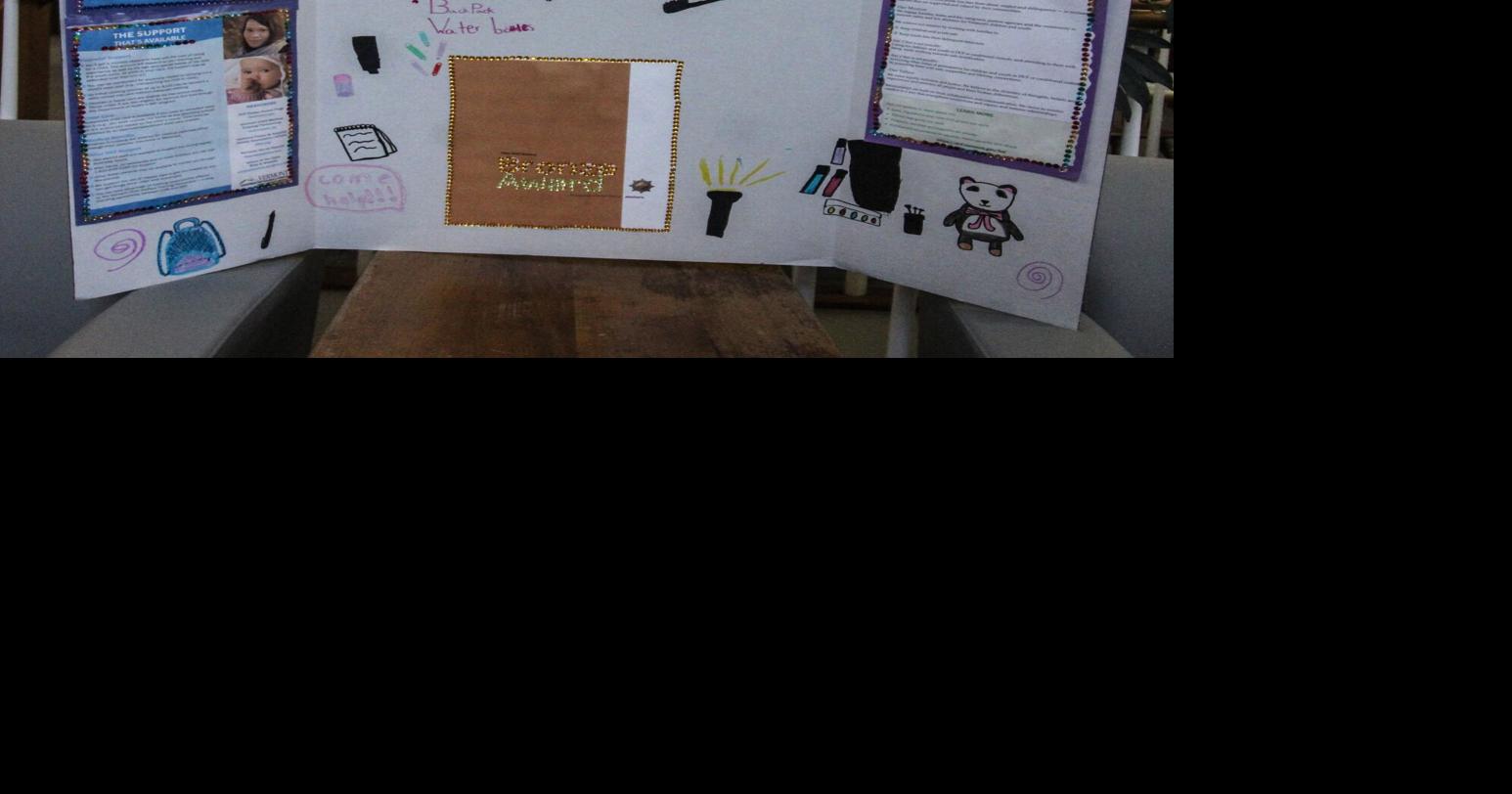 Girl Scout Troop 61845 makes supply kits for children in foster care