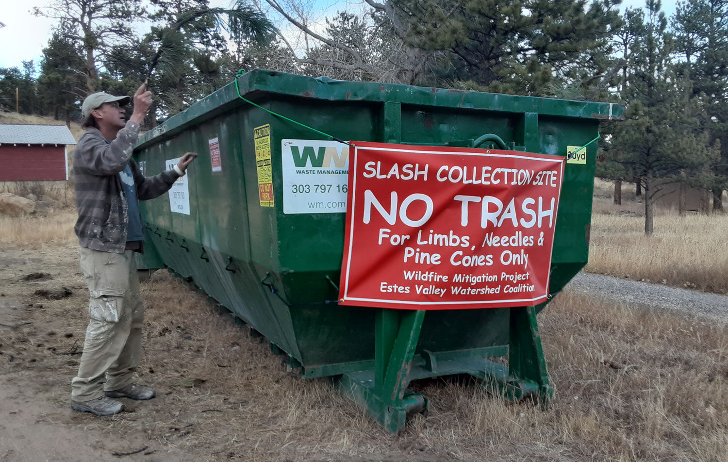 EVWC 2022 Slash, Pinecone, and Pine Needle Disposal