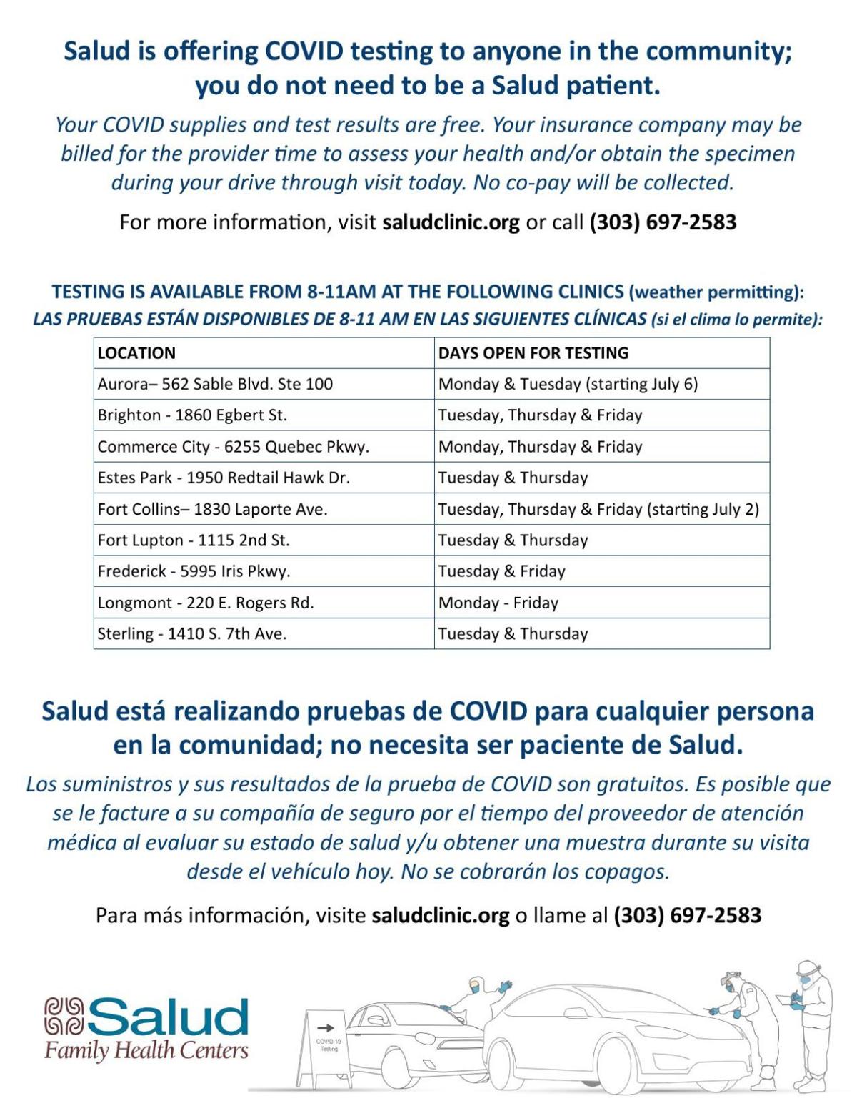 Salud Covid Testing Estesparknews Com