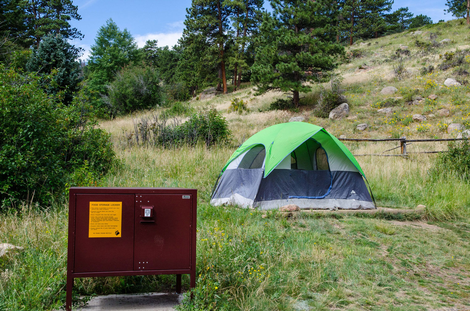 Tent camping in shop rocky mountain national park