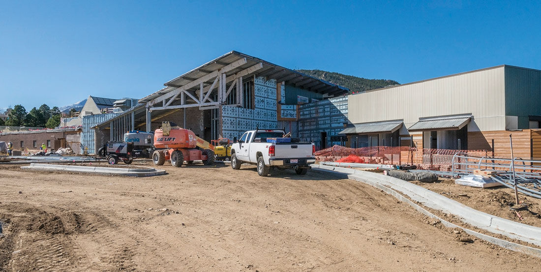 Construction Of The Estes Valley Community Center Surpasses 75