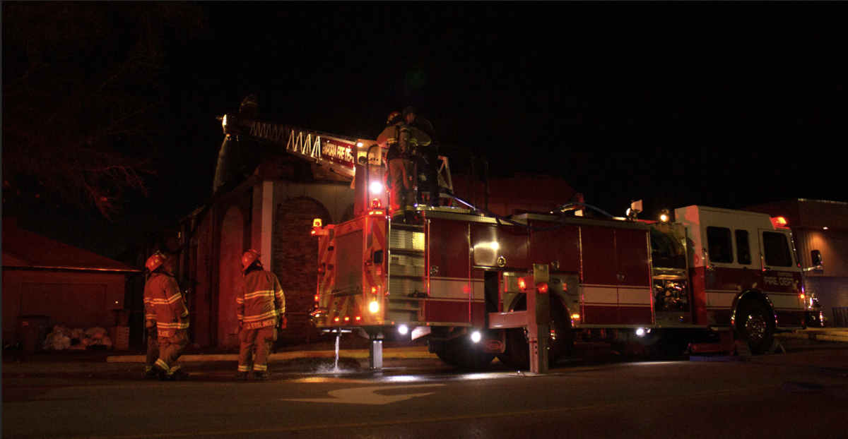 Firefighters return to rekindled fire by ESU campus