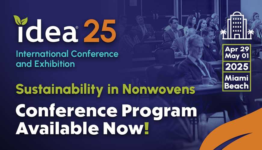 INDA unveils program for IDEA®25 Sustainability in Nonwovens Conference ...
