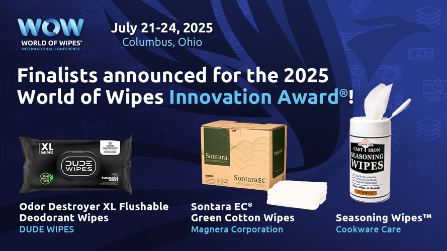 INDA announces World of Wipes Innovation Award® finalists | Industry ...