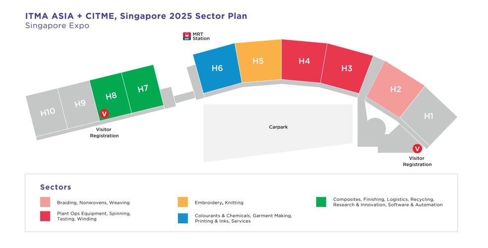 Citme ITMA ASIA + CITME, Singapore 2025 expands exhibition space | Industry ...