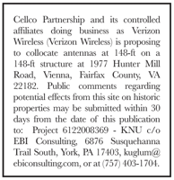 Cellco Partnership Proposal