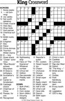 Crossword Puzzle - week of April 15, 2022