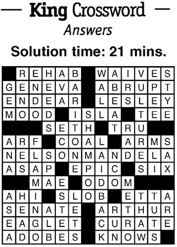 Crossword Puzzle Answers - Week of May 22, 2026 | Crossword ...