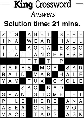Crossword Puzzle Answers - week of July 29, 2022 | Crossword ...