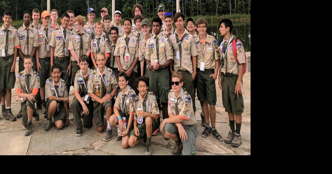 Local scout attends West Virginia jamboree; receives visit from