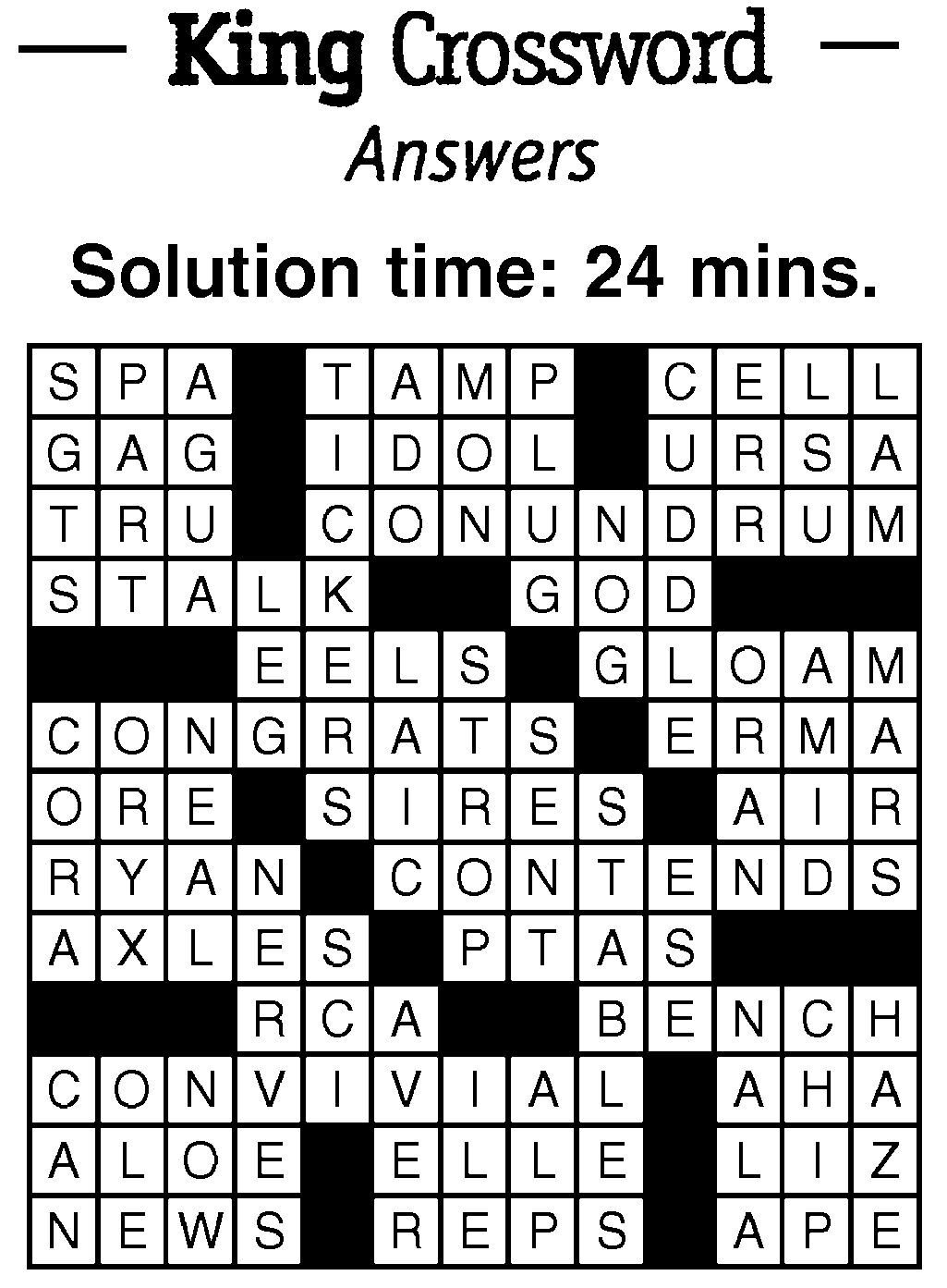 Crossword Puzzle Answers Week Of January 26 2024 Crossword   65b2b735d1a40.image 