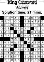 Crossword Puzzle Answers - Week of February 24, 2023