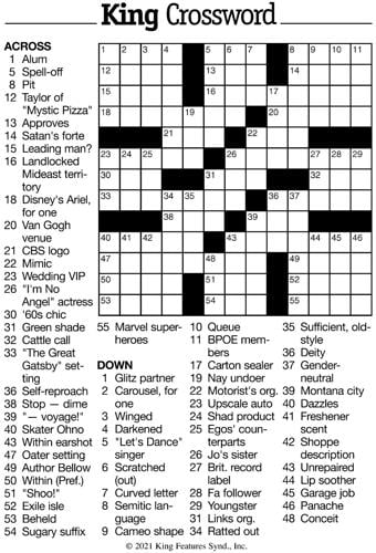 Crossword Puzzle - week of December 10, 2021 | Crossword ...