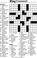 Crossword Puzzle - week of March 18, 2022