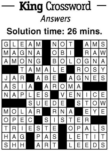 Crossword Puzzle Answer - October 8, 2021 | Crossword ...