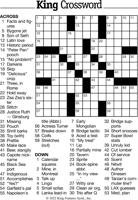 Crossword Puzzle - week of April 22, 2022
