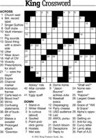 Crossword Puzzle - Week of November 11, 2022