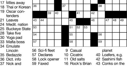 Crossword Puzzle - week of March 11, 2022 | Crossword ...
