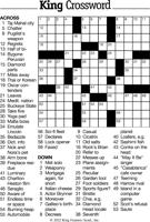 Crossword Puzzle - week of March 11, 2022