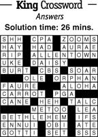 Crossworld Puzzle Answers - week of February 11, 2022
