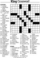 Crossword Puzzle - week of November 5, 2021