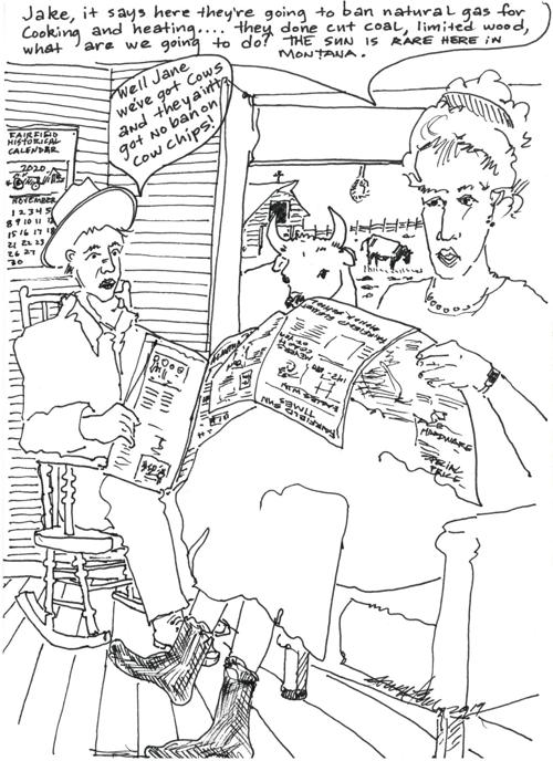 Andy Watson's "The South Corral" for the Fairfield Sun Times of November 7, 2019