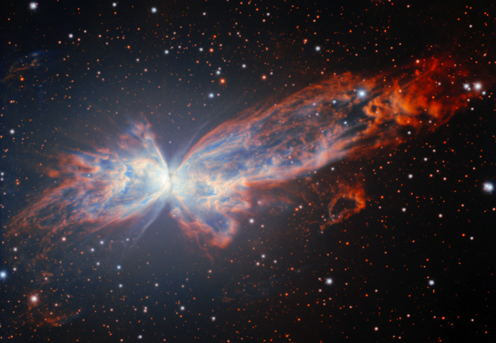 Cosmic butterfly marks 25 years of powerful space telescope