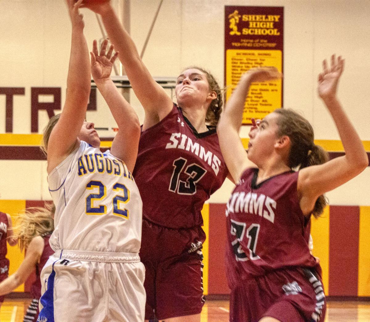 No Uniforms No Problem Lady Elks Wear Shelby Colors On The Court