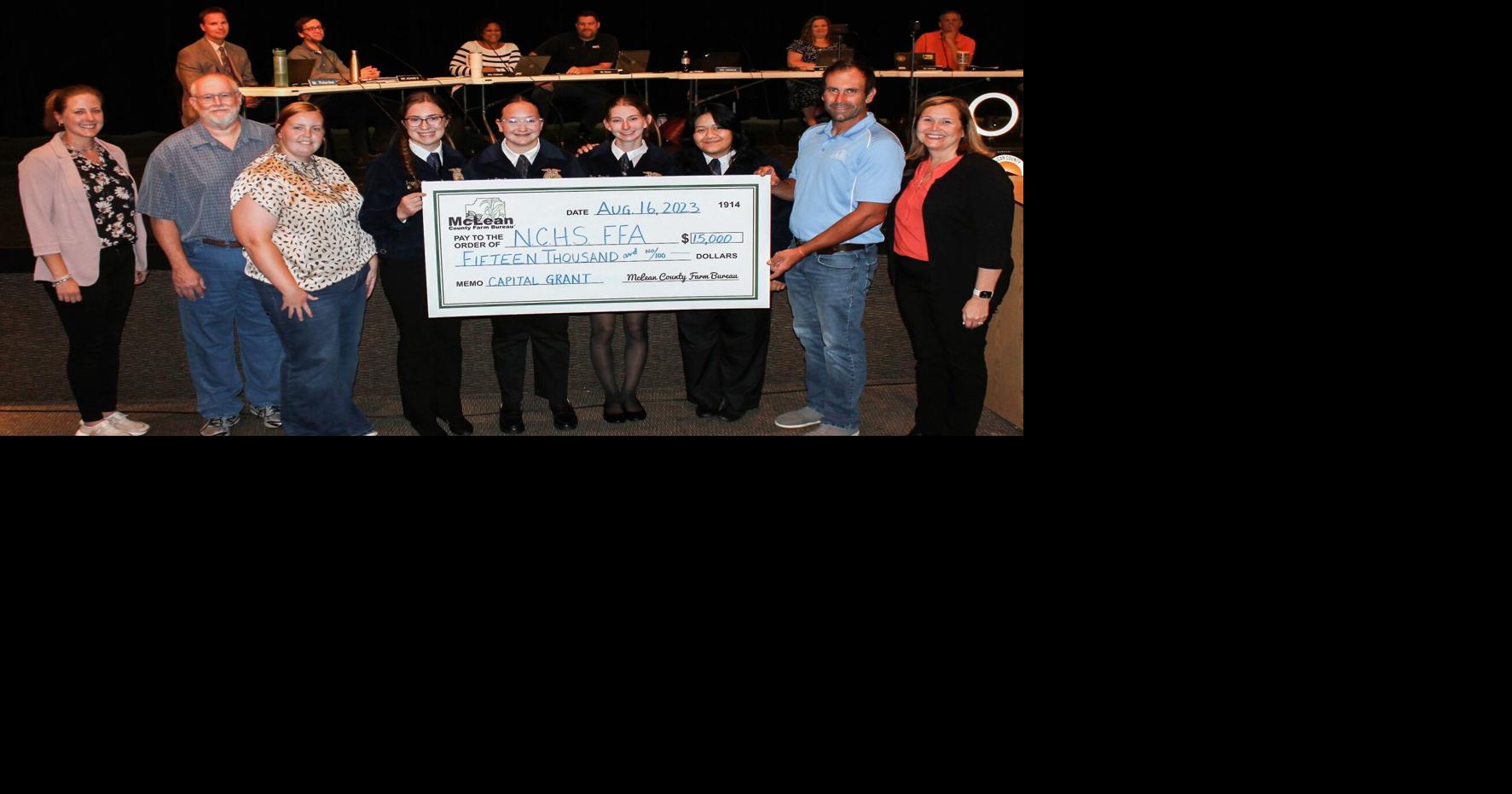 McLean County Farm Bureau helps local FFA chapters grow new