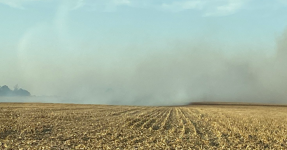 Dry conditions ignite harvest activity, field fires | Crop Conditions ...