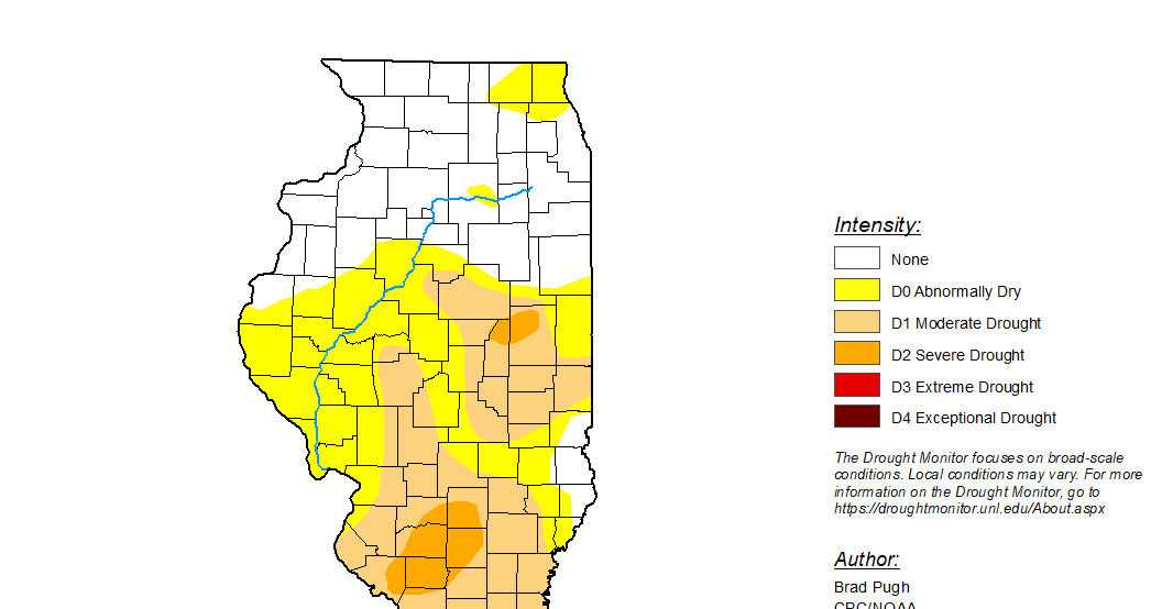 Parts of Illinois facing rapid onset drought | Crop Conditions ...