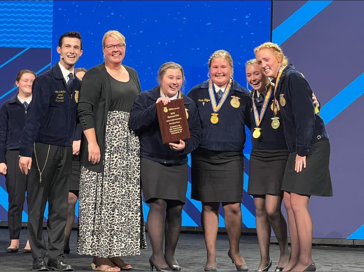 Illinois FFA award winners at National FFA Convention General