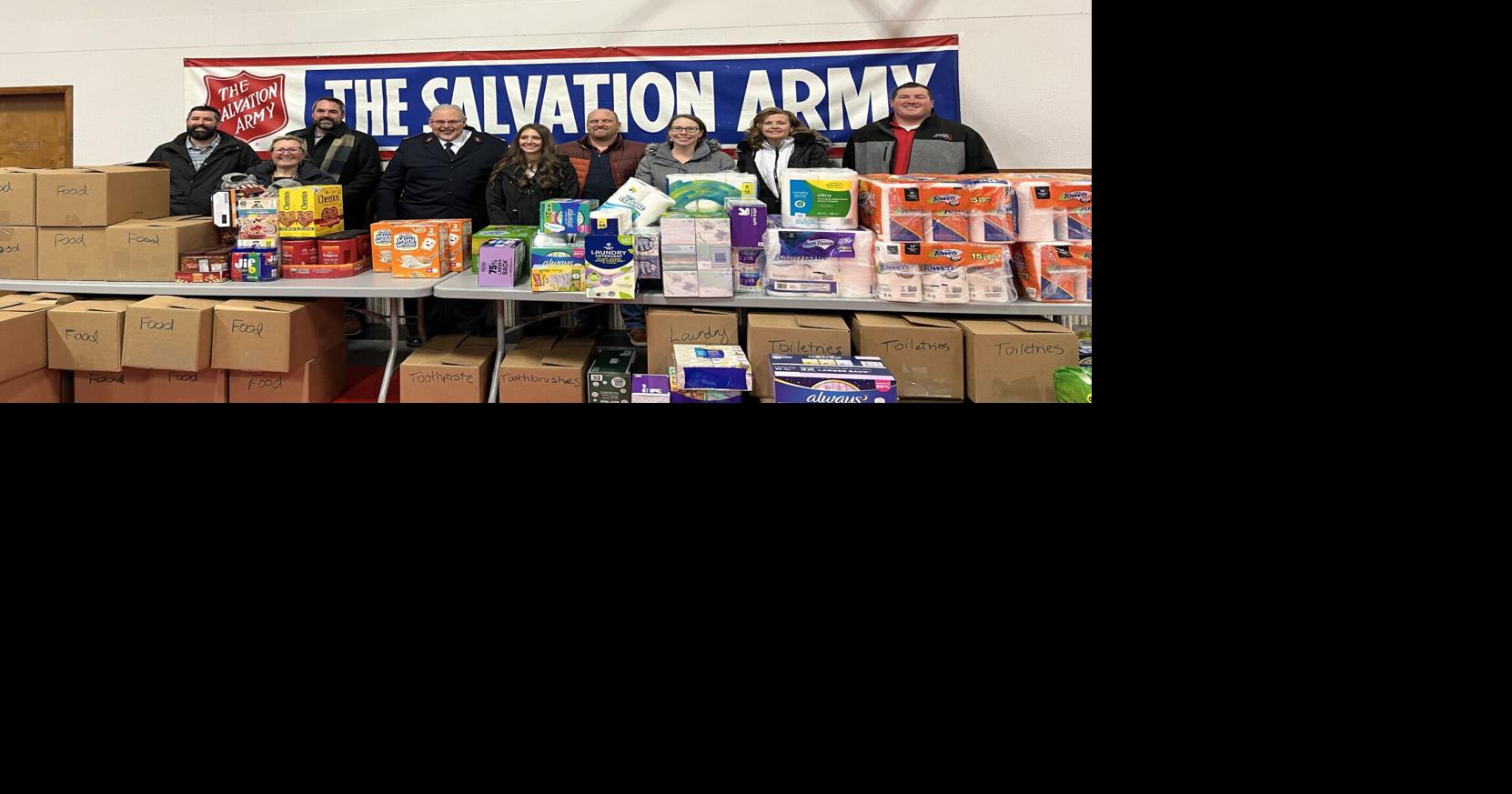 GROWMARK gifts to Salvation Army warm hearts General
