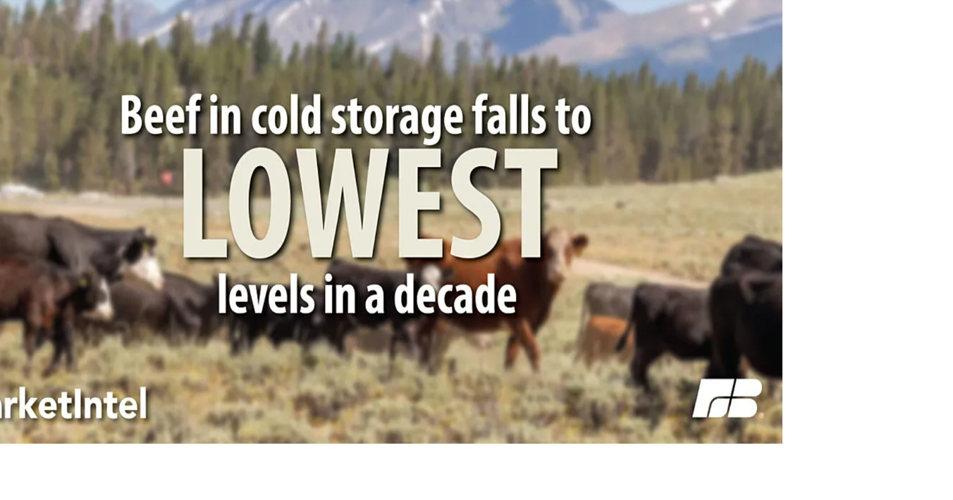 Declining livestock inventories contribute to drop in meat in cold ...