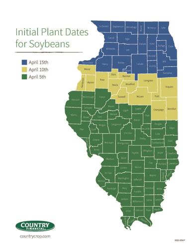 New initial planting dates for soybeans announced
