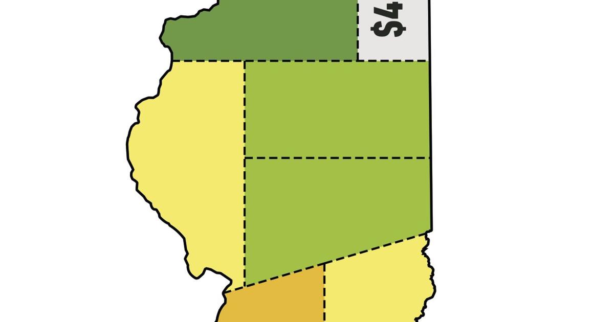Corn basis map | | farmweeknow.com