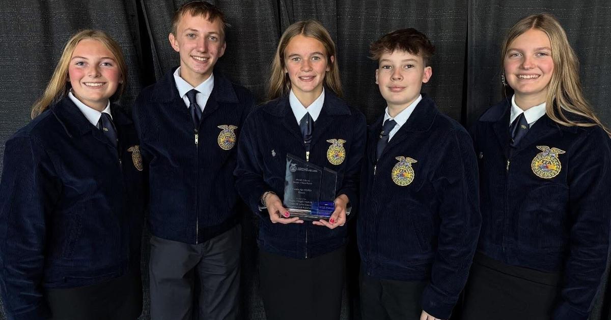 Middle Ffa Cambridge Middle FFA Chapter wins top national award | Youth in Ag ...
