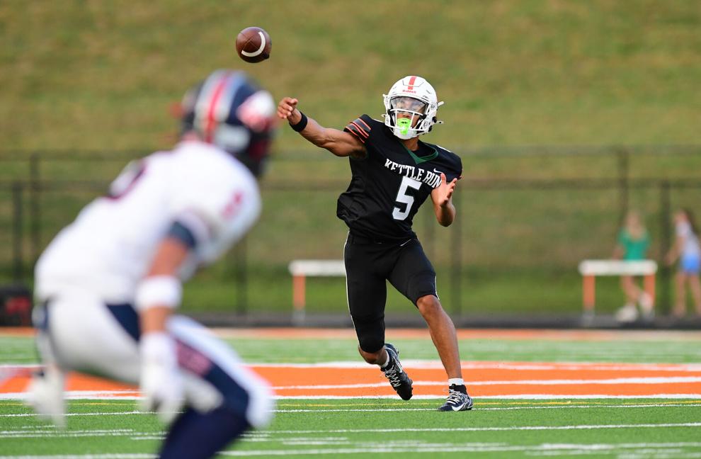 Behind Tapscott's brilliance, Kettle Run football steamrolls Liberty in season opener