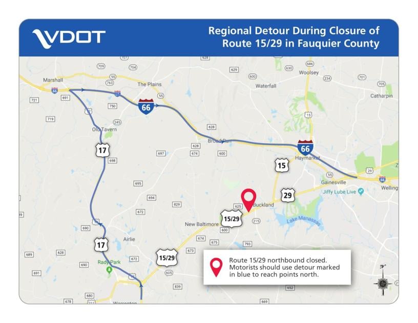 UPDATED VDOT announces threeweek closure of U.S. 29 News