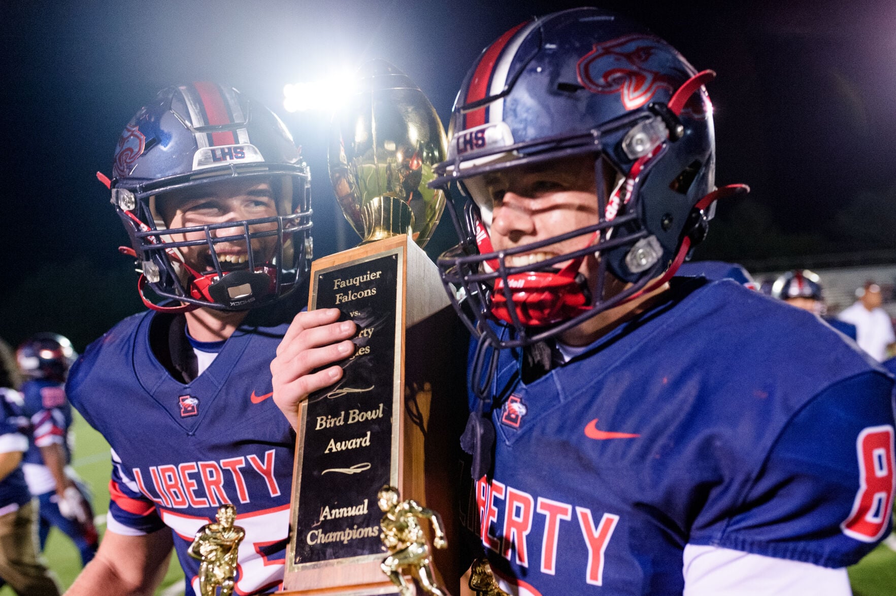 Ryman, Corbin lead Liberty Eagles to blowout victory in 33rd Bird Bowl