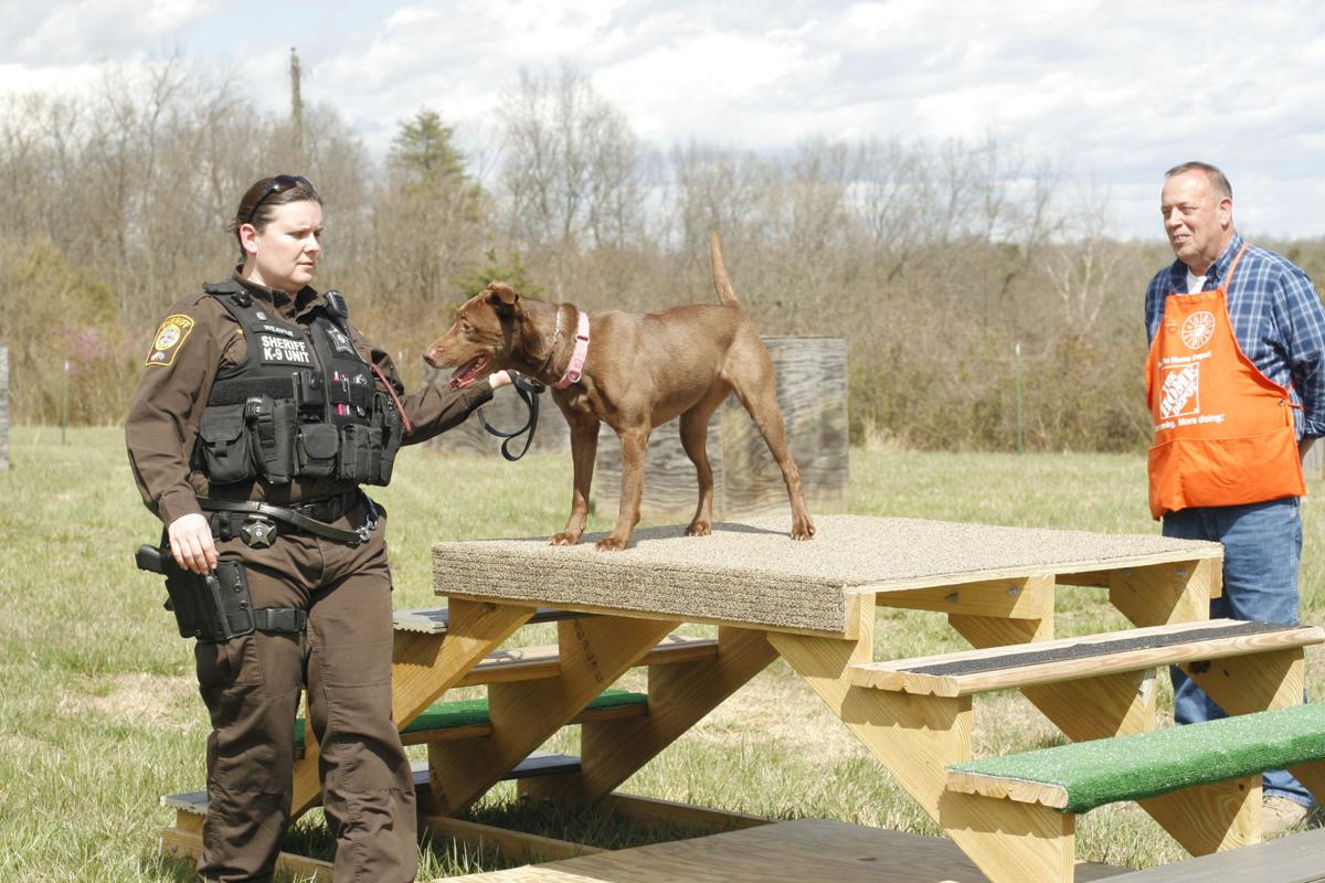 Sheriff's K9 unit gets a new training obstacle News