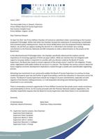 Chamber letter on Potomac Nationals stadium referendum