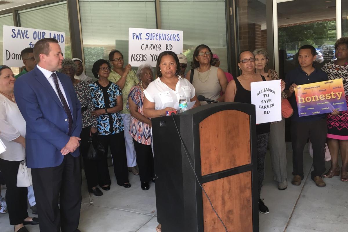 Alliance to Save Carver Road press conference July 18