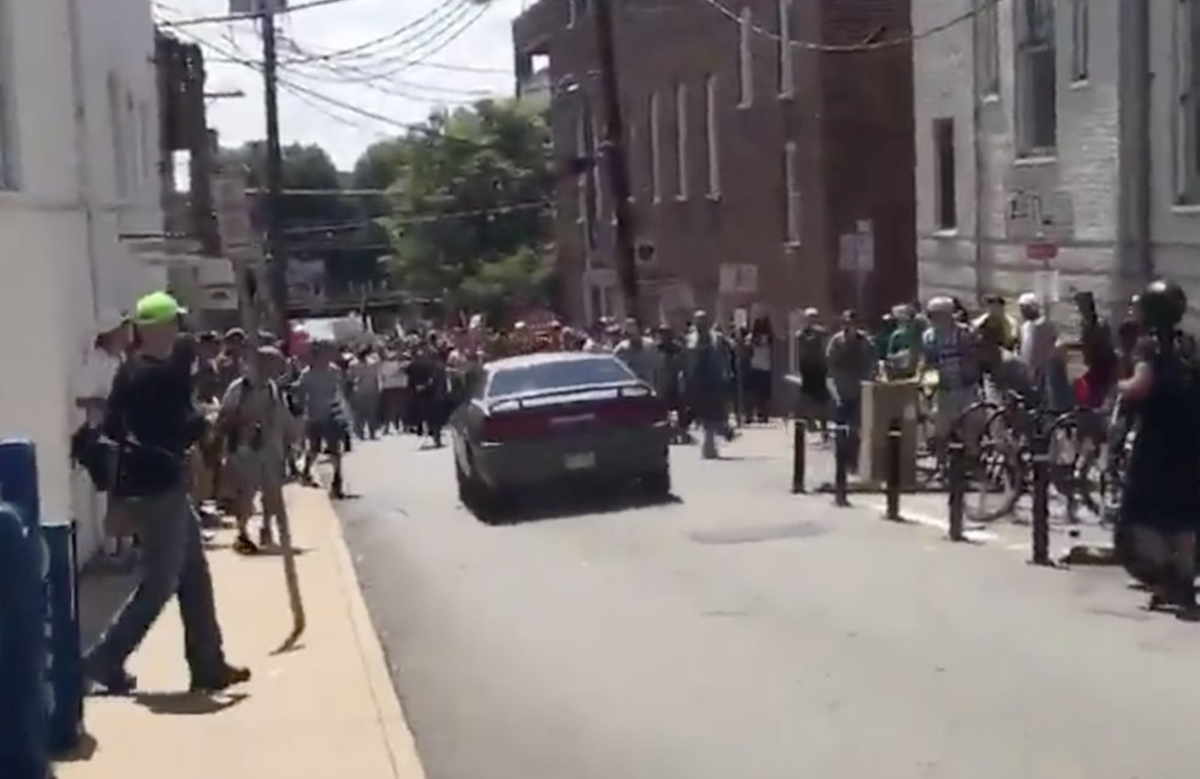 Video Of Car Crashing Into Protesters Video Of Car Crashing Into Protesters