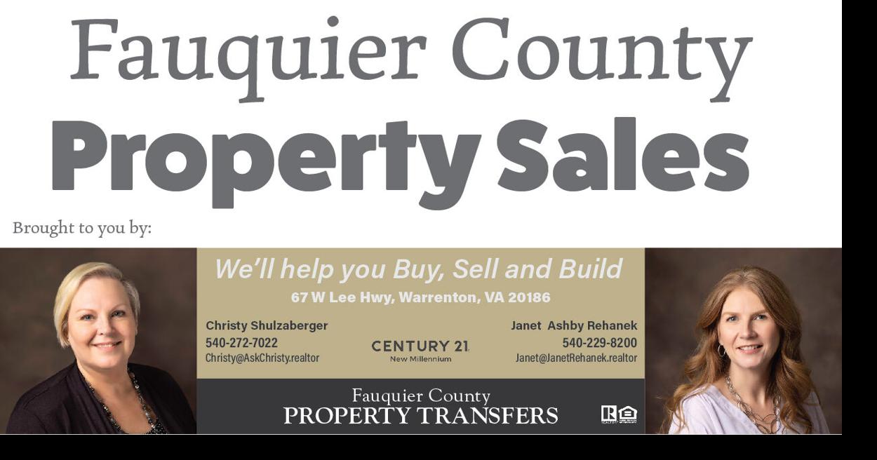 Fauquier County Real Estate Property Sold Property Sales