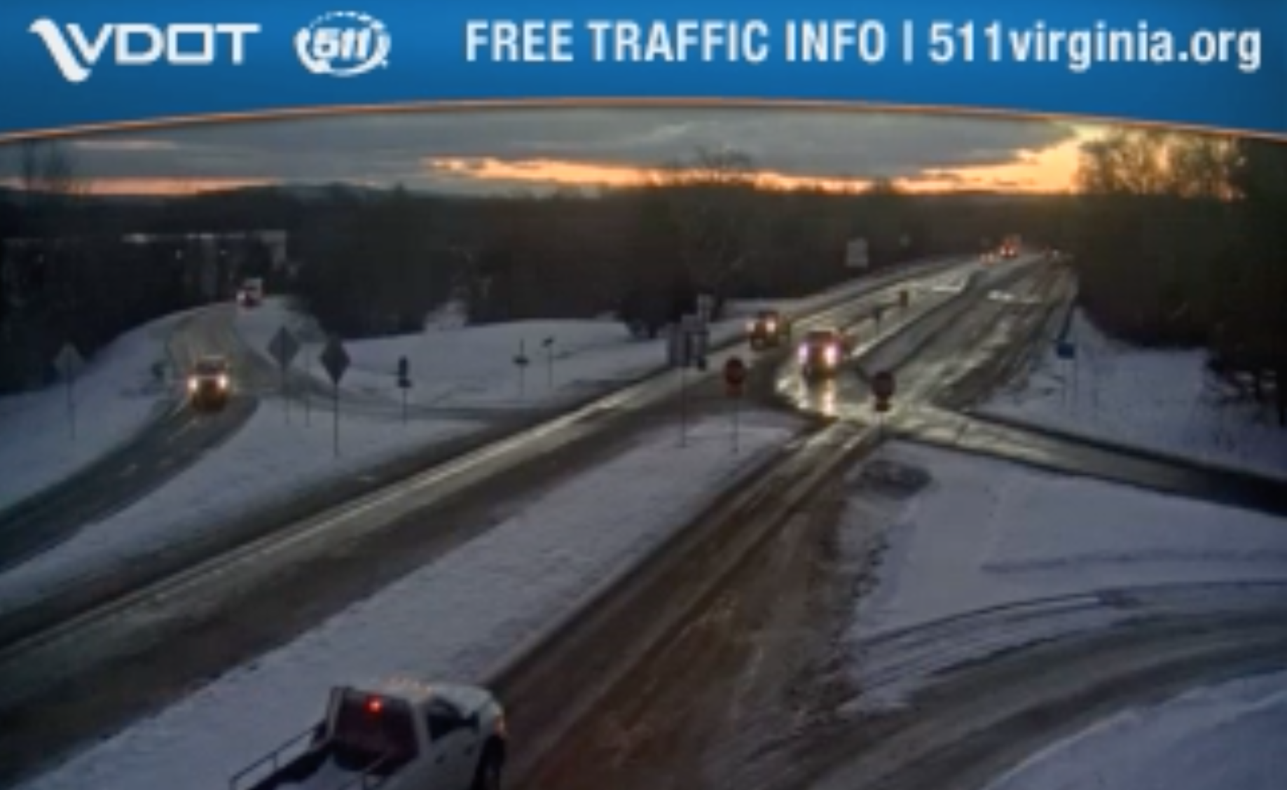 VDOT: Most major highways clear, but secondary roads snow-covered ...
